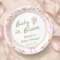 Bébé en fleurs Baby Shower Wildflower