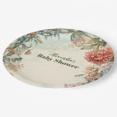 Assiettes En Carton Bébé en fleurs Fleur sauvage floral (Angle)