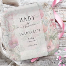 Bébé en fleurs Romantique Floral de Fleurs Sauvage