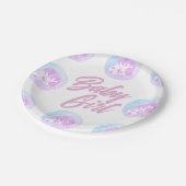 Assiettes En Carton Bébé fille (Angle)