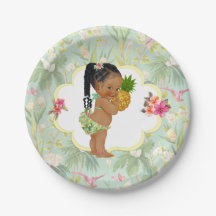 Bébé Fille Tropical Hawaiian Luau Hibiscus Braids