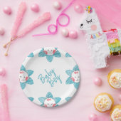 Assiettes En Carton Bébé garçon (Fête)