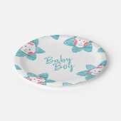 Assiettes En Carton Bébé garçon (Angle)