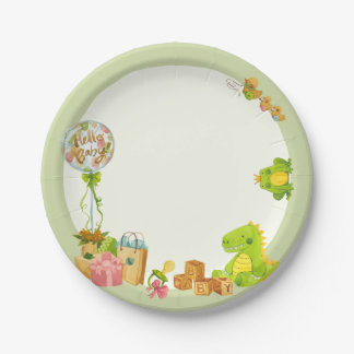 Assiettes En Carton Bébé garçon jouets fête d'anniversaire