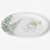 Assiettes En Carton Bébé Il fait froid à l'extérieur du baby shower d' (Angle)