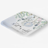 Assiettes En Carton Bébé il fait froid dehors invitation baby shower (Angulaire)