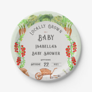 Assiettes En Carton Bébé local, Baby shower agricole