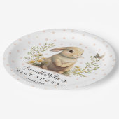 Assiettes En Carton Bébé mignon avec Baby shower papillon (Angle)