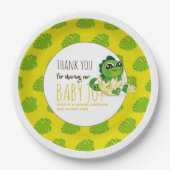 Assiettes En Carton Bébé mignon Dinosaur Hatching ShowParty Jurassic (Devant)