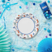 Assiettes En Carton Bébé mignon Dinosaur Motif Imprimer (Fête)