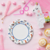 Assiettes En Carton Bébé mignon Dinosaur Motif Imprimer (Fête)
