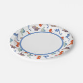 Assiettes En Carton Bébé mignon Dinosaur Motif Imprimer (Angle)