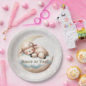 Assiettes En Carton Bébé mignonne dormant Animaux Belle fête (Fête)