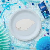 Assiettes En Carton Bébé phoque mignon (Fête)