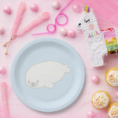 Assiettes En Carton Bébé phoque mignon (Fête)