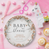 Assiettes En Carton Bébé rustique en Fleur Douche Daisy (Fête)