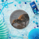 Assiettes En Carton Bébé soif (Fête)