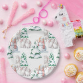 Assiettes En Carton Bébé son froid à l'extérieur des plaques de papier (Fête)