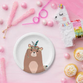 Assiettes En Carton Bébé tribal de Boho d'anniversaire de forêt de (Fête)