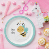 Assiettes En Carton Bee Mine Bumblebee Jaune Noir (Fête)