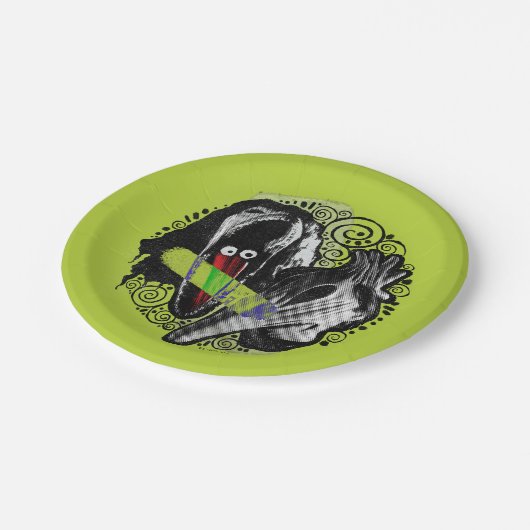 Assiettes En Carton Beetlejus | Adam & Barbara Scary (Angle)