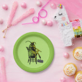 Assiettes En Carton Beetlejus | Le dendroctone en fauteuil (Fête)