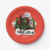 Assiettes En Carton Beetlejus | Miss Argentine (Devant)