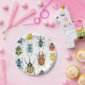 Assiettes En Carton Beetles (Fête)