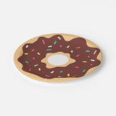 Assiettes En Carton Beignet de chocolat (Angle)