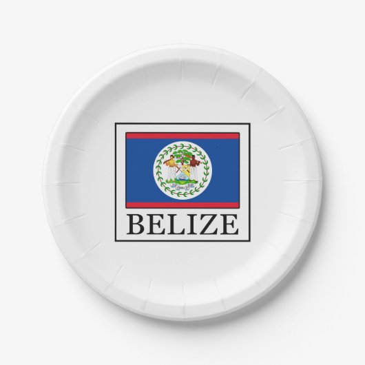 Assiettes En Carton Belize (Devant)