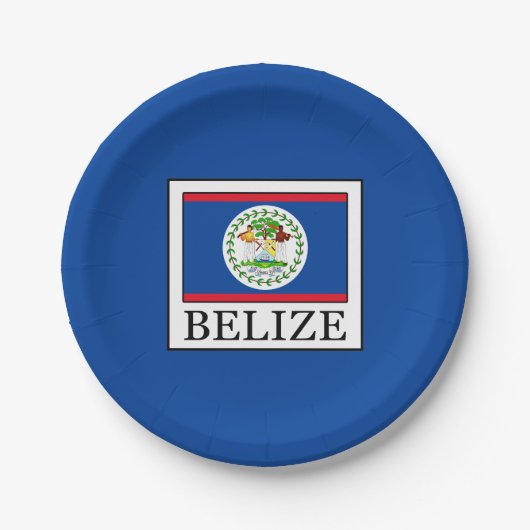 Assiettes En Carton Belize (Devant)