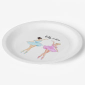 Assiettes En Carton belle danseuse, jumelle (Angle)