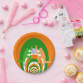 Assiettes En Carton Belle fête de cricket Inde (Fête)