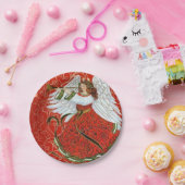 Assiettes En Carton Belle fête de Noël Angel (Fête)