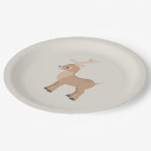Assiettes En Carton Belle forêt de cerfs (Angle)