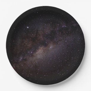 Assiettes En Carton Belle Photographie de Nuit Étoilée pour Fiançaille