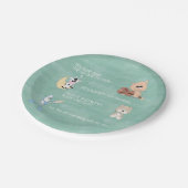 Assiettes En Carton Belles comptines de bébé (Angle)