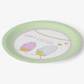 Assiettes En Carton Belles Époux à éclos - Joyeux Pâques (Angle)