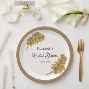 Assiettes En Carton Belles fleurs