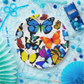 Assiettes En Carton Belles papillons (Fête)