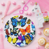 Assiettes En Carton Belles papillons (Fête)