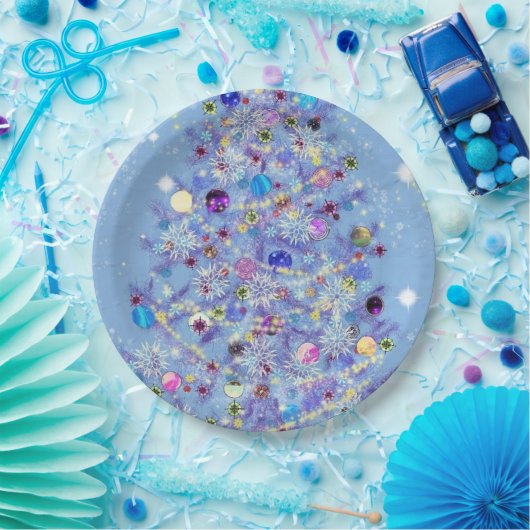 Assiettes En Carton Belles plaques en papier de Noël (Fête)