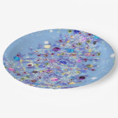 Assiettes En Carton Belles plaques en papier de Noël (Angle)