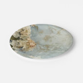 Assiettes En Carton Belles Plaques en papier Hydrangea (Angle)