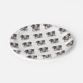 Assiettes En Carton Berger australien (Angle)