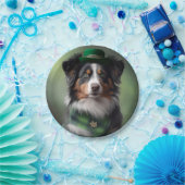 Assiettes En Carton berger australien saint patrick (Fête)