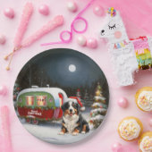 Assiettes En Carton Bernese Mountain Caravan Christmas Adventure (Fête)