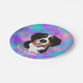 Assiettes En Carton Bernese Mountain Dog Anniversaire  (Angle)