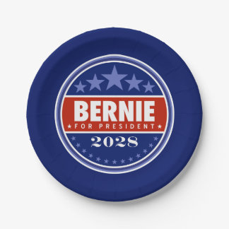 Assiettes En Carton Bernie Sanders for President 2028