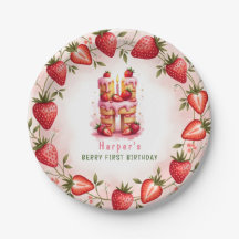 Berry 1er Anniversaire Plaque H Cake Design